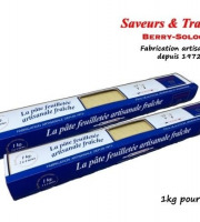 Saveurs & Traditions Berry-Sologne - Rouleau pâte feuilletée 3x5kg