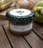 Les Moulins Aufiés - Terrine de magret de canard  nature 180g