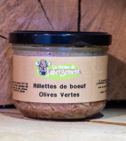 La Ferme de Labergement - Rillettes de bœuf au poivre vert  200 g
