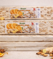 Nougats Laurmar - Nougat aux écorces d’orange confites, gingembre confit et épices douces