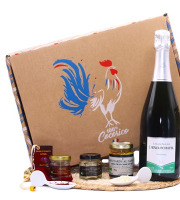 Le safran - l'or rouge des Ardennes - Coffret Champagne AOC Brut et Safran