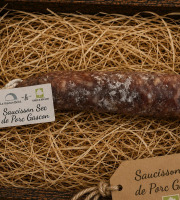 Terres de Bon Sens - Saucisson de porc gascon env 200g