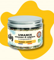 Zalg - UMAMIX : sésame & algues à saupoudrer - Curry & Coco 50g