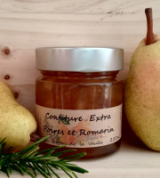 Les Vergers de la Vautée - Confiture Extra Poires & Romarin