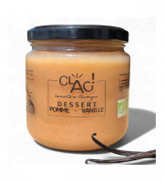 CLAC Conserverie - Dessert pomme vanille bio - 400g