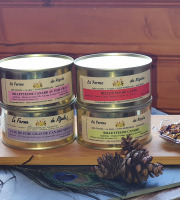 La Ferme du Rigola - Lot Découverte Rillettes & Pâtés - 4 boîtes