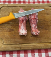 Ferme Guillaumont - Tête et cou de lapin X 2