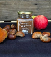 Le verger bio de Quinsac - Confiture pomme poire chataigne 330gr BIO