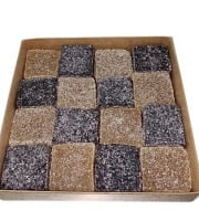 La confiserie d’antan 100% bio - Boite kraft Pâte de fruit mélange cassis/orange - 240gr