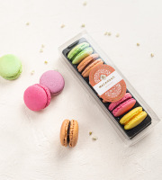 Invitation au Délice - Coffret de 6 Macarons Classiques - Lot de 4