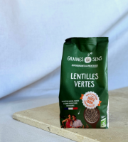 BERRY GRAINES - Lentilles vertes BIO origine France - sachet 500g x10