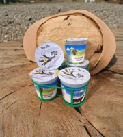 La Ferme de Labergement - Lot de 6 fromages blanc à la vanille