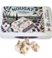 Nougats Laurmar - Boite métal dominos nougat tradition de Provence