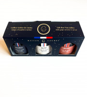 Maison Goubet - Coffret gelées cépage - BIO 3x30g (Merlot, Cabernet, Sémillon)