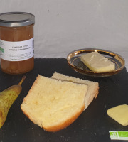 La Ferme du Montet - Confiture Extra de Poire gingembre - 220g