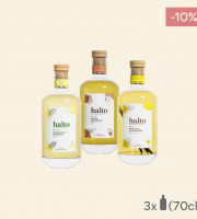 Halto - Coffret Bestsellers - Lot de 3 Rhums arrangés 70cl 30%