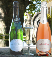 Château Saint Estève d'Uchaux - ASSORTIMENT VINS MOUSSEUX : Brut BIO Blanc et Rosé Méthode Traditionnelle x6