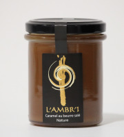 L'AMBR'1 Caramels et Gourmandises - Crème De Caramel Au Beurre Salé Nature - Pot De 220g