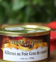 Ferme de Pleinefage - Rillettes au foie gras de canard - Boîte de 190g