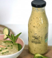 CLAC Conserverie - Gaspacho vert d'Auvergne - Courgette Concombre et Menthe bio - 480g