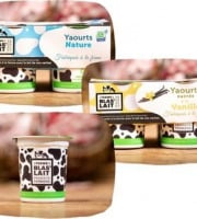 La Ferme de Blas'Lait - Lot Yaourts Nature sucrés x4 + vanille x4 + aromatisé x4