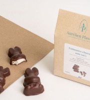 Aurélien Plassard Chocolatier - Lapin en guimauve noir 66%
