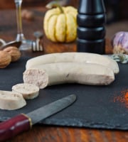 La Ferme du Chaudron - Boudin Blanc aux cèpes Bio 240gr (2 pièces)