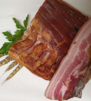 Ferme de la Paumerais - POITRINE DE PORC BRETON FUMEE NON TRANCHEE - 1 Kg