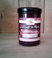 Le Domaine du Framboisier - Confiture allégée en sucre Framboise Sans Pépins 250g