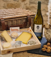 Lou Canesteou - Plateau de fromage spécial été et vin l'accord parfait