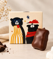Chaloin Chocolats - Oursons guimauve au chocolat noir