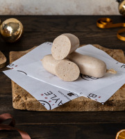 Maison BAYLE - Champions du Monde de boucherie 2016 - Boudin blanc aux foie gras 2 pièces - 2 pers  - Festif - fêtes - Noël
