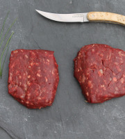 Domaine des Alliers -  Bœuf d'exception - 2 Beefsteaks hachés, AOC Maine-Anjou, BIO – 235 g [SURGELÉ]
