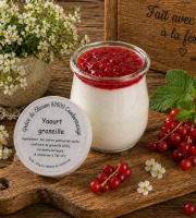 Ferme de l'Elanion - Yaourt Confiture Groseille 125g