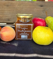 Le verger bio de Quinsac - Confiture de fruits jaunes 330gr BIO