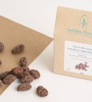 Aurélien Plassard Chocolatier - Fèves de cacao enrobés noir 66%