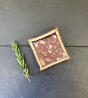 Elevage Les Blancs de l'Ouest - Pâté en croûte - Boudin aux chataignes - 1 tranche