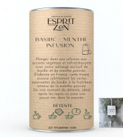 Esprit Zen - Basilic - Menthe-Infusion - Boite de 20 infusettes