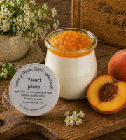 Ferme de l'Elanion - Yaourt À La Confiture De Pêche 125g