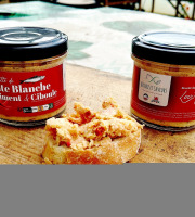 Nature et Saveurs - Ferme Aquaponique et Permacole Astérienne - Emietté de Truite au Piment & Ciboule du chef Louis Festa