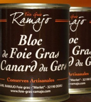 Maison Ramajo - Bloc de foie gras de canard IGP Gers : Lot 2 boites 130g
