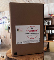 Les amandes et olives du Mont Bouquet - Huile d'olive Picholine 5 litres