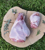 Aux Arts Salés - Gigot raccourci et selle d'agneau de pré-salé - 2,3 kg