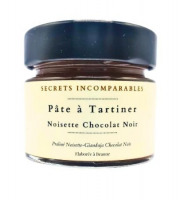 Secrets Incomparables - Pâte à Tartiner Noisettes du Piémont IGP Chocolat Noir 100g