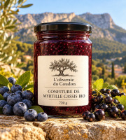 L'OLIVERAIE DU COUDON - CONFITURE DE MYRTILLES BIO ## 720GR ##