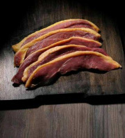 Des Poules et des Vignes à Bourgueil - Magret de canard tranché ( sens de la longueur )