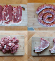 Le Clos des Papilles - Groin - Colis de porc noir 4kg