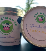 Glaces de Meuse - Sorbet Citron Jaune P'tit Pot 90g