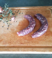 La ferme de Rustan - [Précommande] Saucisse de Veau d'Aveyron et du Ségala IGP et Label Rouge 1 Kg