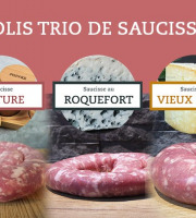 Cote2boeuf - [Précommande] Colis mixte de saucisses fraîches d'Aveyron sans nitrites